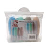 Imagen de Frasco para viaje x4 de silicona 90ml, en sobre de PVC