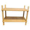 Imagen de Mueble estantería de bambú 2 estantes, para apoyar, en caja