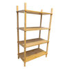 Imagen de Mueble estantería de bambú 4 estantes, en caja