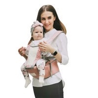 Imagen de Mochila porta bebé ergonómica cangurera de poliéster, en caja, varios colores