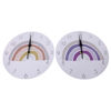 Imagen de Reloj de pared redondo infantil, 25cm en caja, 2 colores