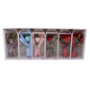 Imagen de Flor rosa en cono de papel, en caja de PVC varios colores PACKx6