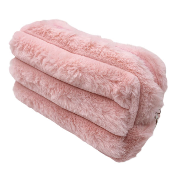 Imagen de Neceser de peluche con cierre, varios colores