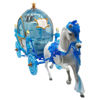 Imagen de Caballo y carruaje con muñeca, en caja