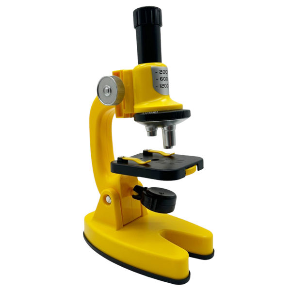 Imagen de Microscopio de pie, con soporte para celular 13 piezas, varios colores, 2AA en caja 2 colores