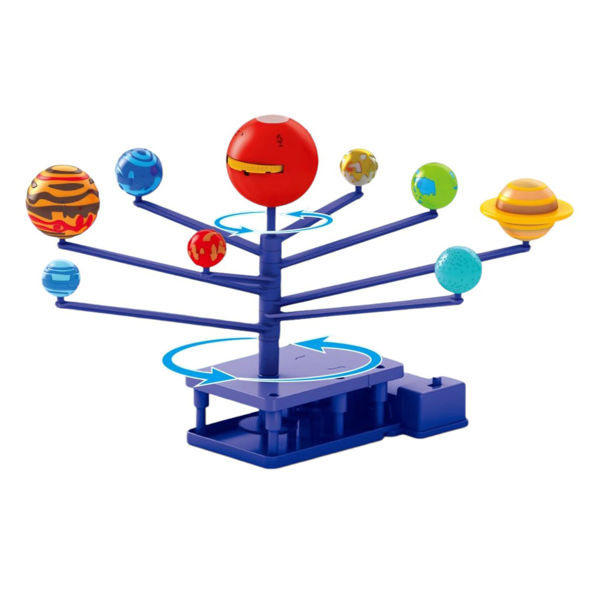 Imagen de Juego de ciencia sistema solar giratorio con proyector, en caja