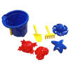 Imagen de Juego para playa, carrito, balde y 6 piezas, varios colores