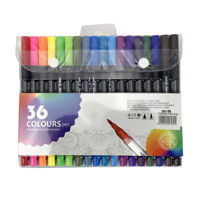 Imagen de Marcadores doble punta x36 colores, en estuche PVC
