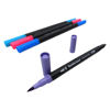 Imagen de Marcadores doble punta x24 colores, en estuche PVC