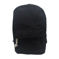 Imagen de Mochila juvenil, de pana con bolsillo frontal y 2 bolsillos laterales, varios colores