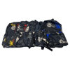 Imagen de Mochila juvenil bolsillo frontal y 2 bolsillos laterales varios diseños, en bolsa