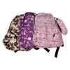 Imagen de Mochila juvenil, bolsillo frontal y 2 bolsillos laterales, con cartuchera varios diseños, en bolsa