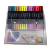 Imagen de Marcadores doble punta x80 colores, en estuche PVC