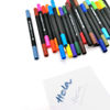 Imagen de Marcadores doble punta x80 colores, en estuche PVC