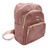 Imagen de Cartera mochila tela, bolsillos frontales, bolsillo interno y trasero, varios colores