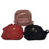 Imagen de Cartera mochila tela, bolsillos frontales, bolsillo interno y trasero, varios colores