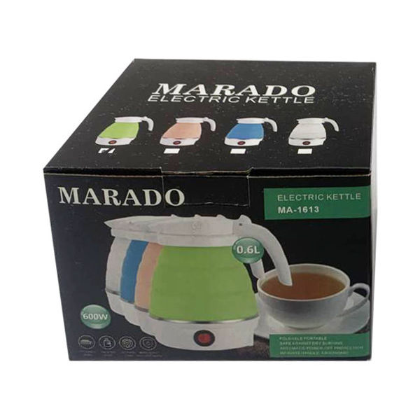 Imagen de Jarra eléctrica de silicona plegable, 0.6L 600w en caja, varios colores