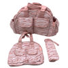 Imagen de Bolso maternal de PVC, bolso chico, cambiador y portamamadera, 2 colores