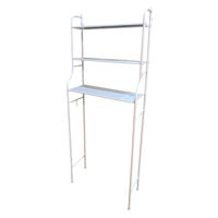 Imagen de Mueble organizador sobre lavarropas, de metal, en caja
