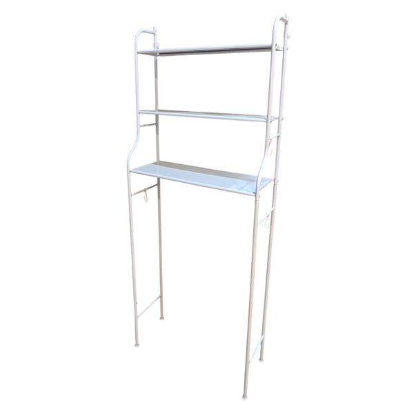 Imagen de Mueble organizador sobre lavarropas, de metal, en caja