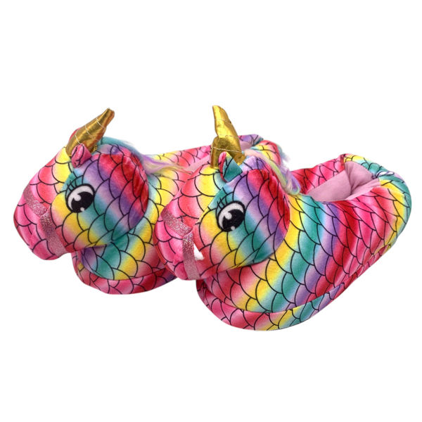 Imagen de Pantuflas infantiles unicornio, en bolsa, varios colores