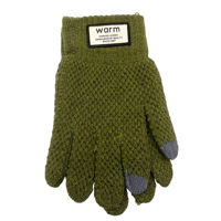 Imagen de Guantes de adulto, tejidos, 2 dedos touch en bolsa, varios colores