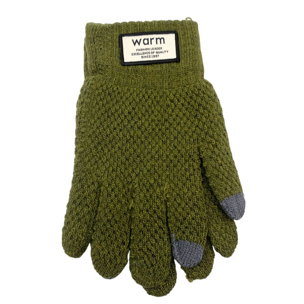 Imagen de Guantes de adulto, tejidos, 2 dedos touch en bolsa, varios colores