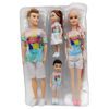 Imagen de Muñeca, con muñeco e hijos, 29cm, en bolsa varios modelos de ropa