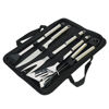 Imagen de Set de parrilla x5 mango acero inoxidable, en estuche de tela