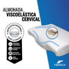Imagen de Almohada anatómica con memoria FIBRASCA, formato anátomico ortopédico para cervicales, en bolsa