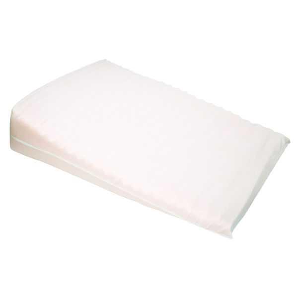Imagen de Almohada de espuma antirreflujo FIBRASCA, 2 etapas, efecto masajeador y descanso de piernas, en bolsa