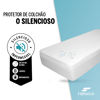 Imagen de Protector de colchón FIBRASCA, de poliéster, impermeable ajustable, Queen, en bolsa