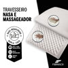 Imagen de Almohada doble lado viscoelástica y espuma con bastones masajeadores FIBRASCA, en bolsa