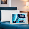 Imagen de Almohada doble lado viscoelástica y espuma con bastones masajeadores FIBRASCA, en bolsa, PACKx2