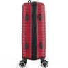 Imagen de Valija Berlina rígida 24" ROJO, ruedas omnidireccionales 360, manija telescópica, tranca numérica, correa para ajustar ropa, bolsillo interior con cierre, color rojo