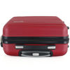 Imagen de Valija Berlina rígida 24" ROJO, ruedas omnidireccionales 360, manija telescópica, tranca numérica, correa para ajustar ropa, bolsillo interior con cierre, color rojo