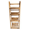 Imagen de Mueble estantería de madera plegable, 4 estantes MARRON varios colores