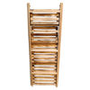 Imagen de Mueble estantería de madera plegable, 4 estantes MARRON varios colores