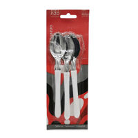 Imagen de Cubiertos cucharas de postre x3 en blister acero inoxidable BLANCO, ELEGANCE MARTINAZZO