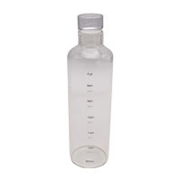 Imagen de Botella de vidrio, graduada 500ml, en caja
