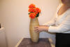 Imagen de Florero de fibras naturales, junco de agua