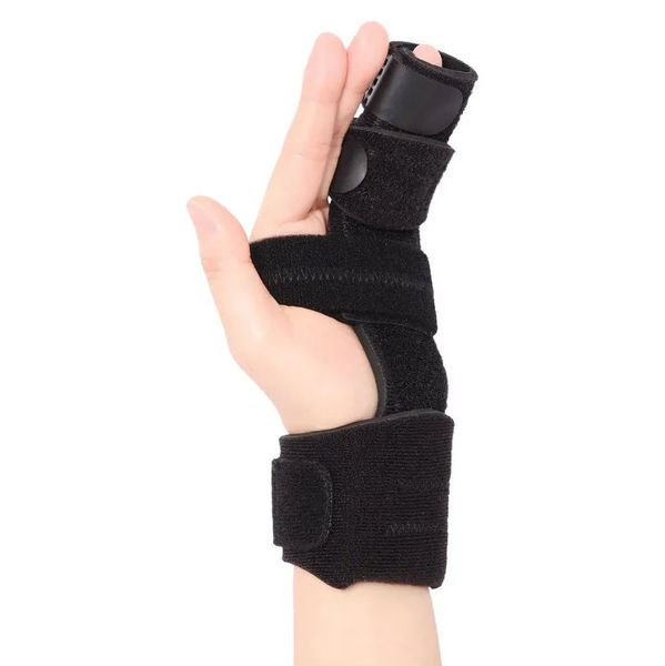 Imagen de Protector para mano con inmovilizador de dedos, con velcro, en caja