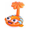 Imagen de Inflable flotador con asiento y techo, 2 colores, en bolsa