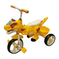 Imagen de Triciclo diseño dinosaurio, con luz y sonido, 3AA en caja