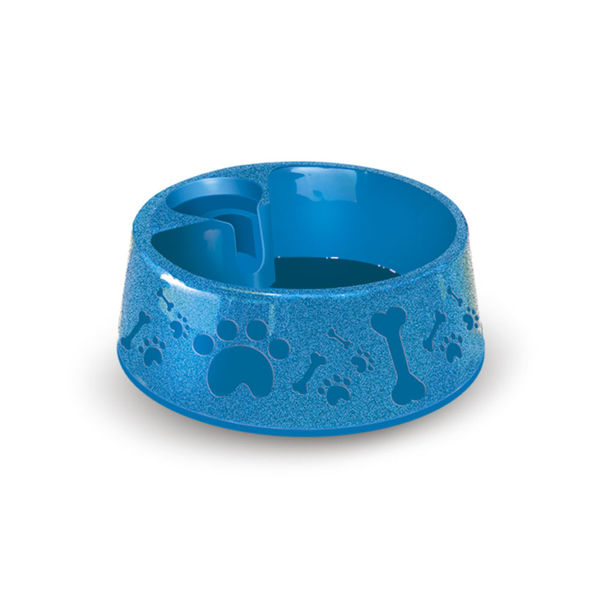 Imagen de Plato bebedero para mascotas para botella, de plástico, 1600ml, AZUL FURACAO