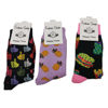 Imagen de Medias largas de polyéster y spandex varios diseños, PACK x12