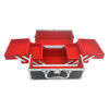 Imagen de Valija organizadora de aluminio con 4 divisiones, sin llave en caja, varios colores