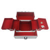Imagen de Valija organizadora de aluminio con 4 divisiones, sin llave en caja, varios colores
