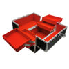 Imagen de Valija organizadora de aluminio con 4 divisiones, sin llave en caja, varios colores