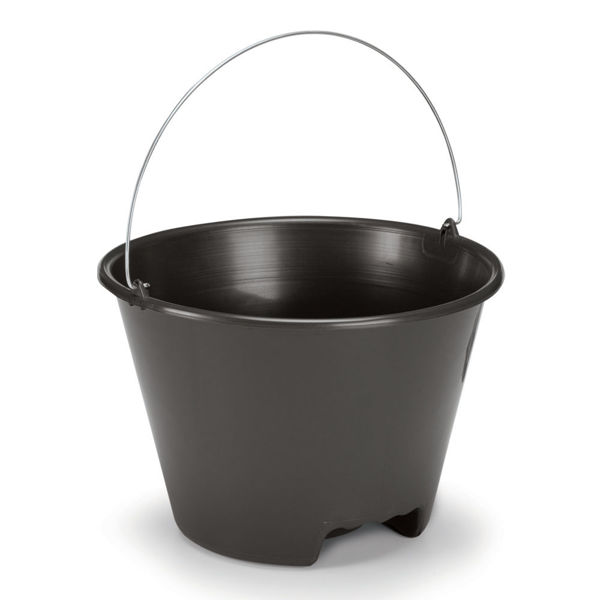 Imagen de Balde de plástico 12L, NEGRO